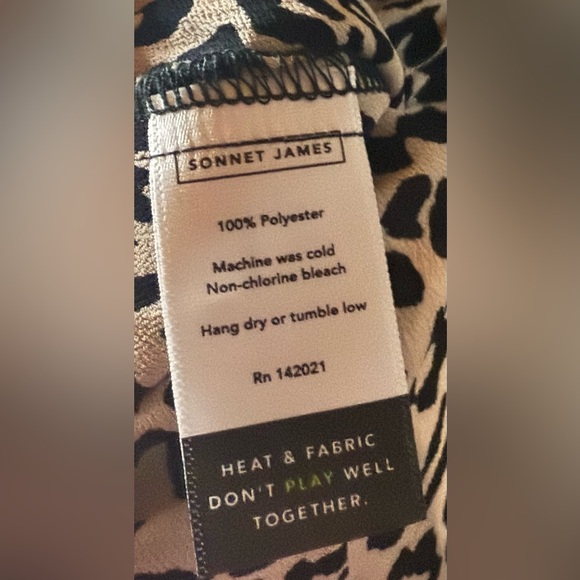 Sonnet James Leopard Print Midi Play Dress – NWT – Size M - Picture 7 of 7